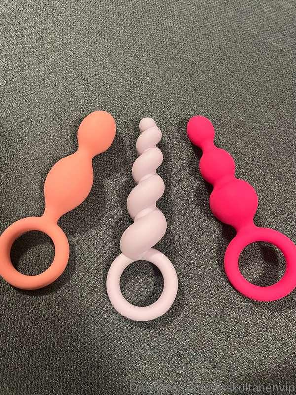 New toys😜😜 should I try them🫣😈?