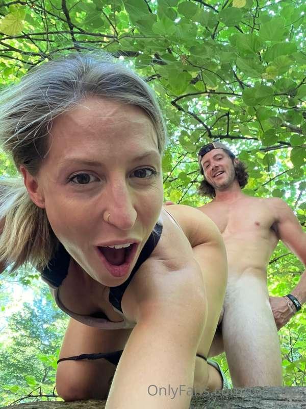 Who wants to see what happened in the woods with @heyheyzoed..