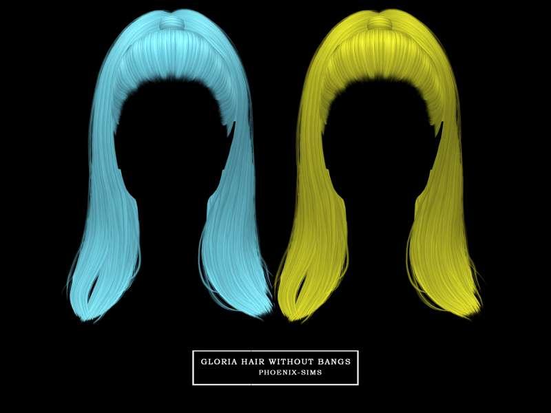 GLORIA HAIR WITHOUT BANGS