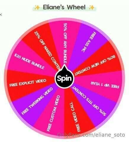 💋 ELIANE'S WHEEL 💋

Vamos a ver que te vas a ganar amor 🥵 Te..