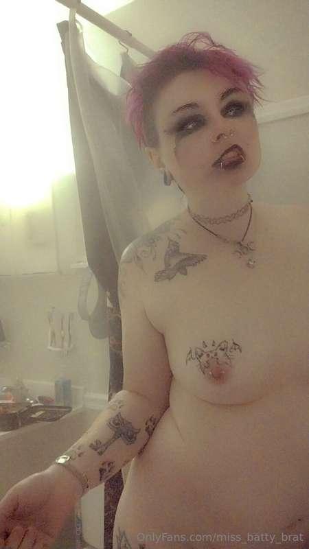 Showering is fun until your makeup runs