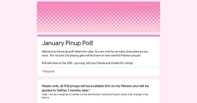 January pinup poll!