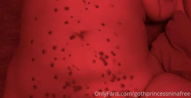 I drop hot wax all over her body (;