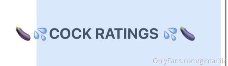 💦🍆 COCK RATINGS💦🍆  expand the post to read more   💦 $5 basic..