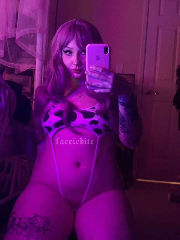 wanna fuck me in my cow lingerie?