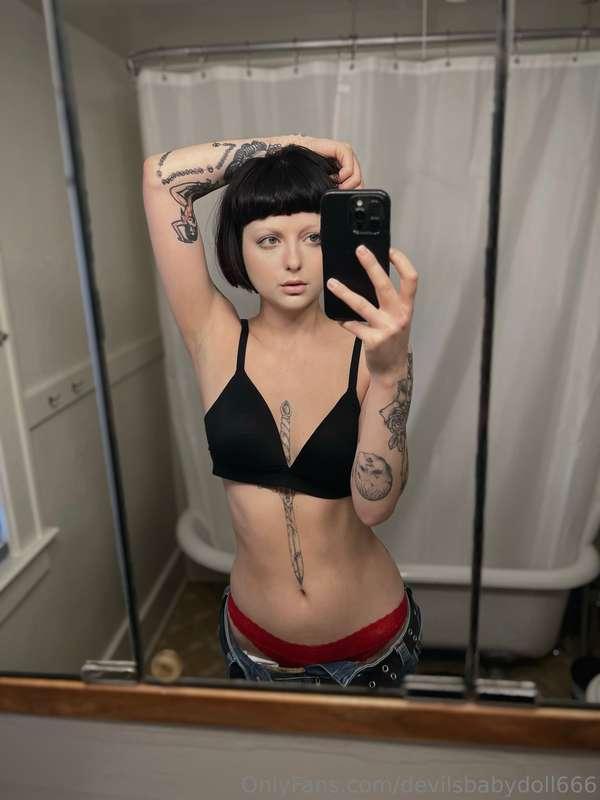 I finally cleaned my bathroom mirror.