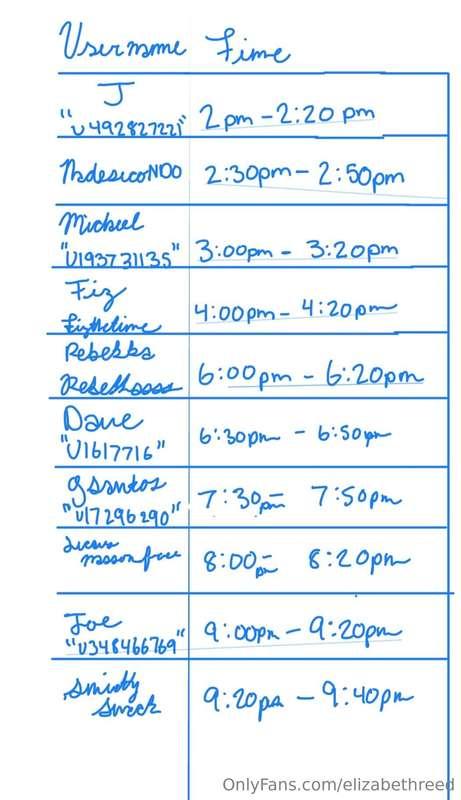 Schedule made for today!! Can’t wait! It’ll be fun! 😄😄