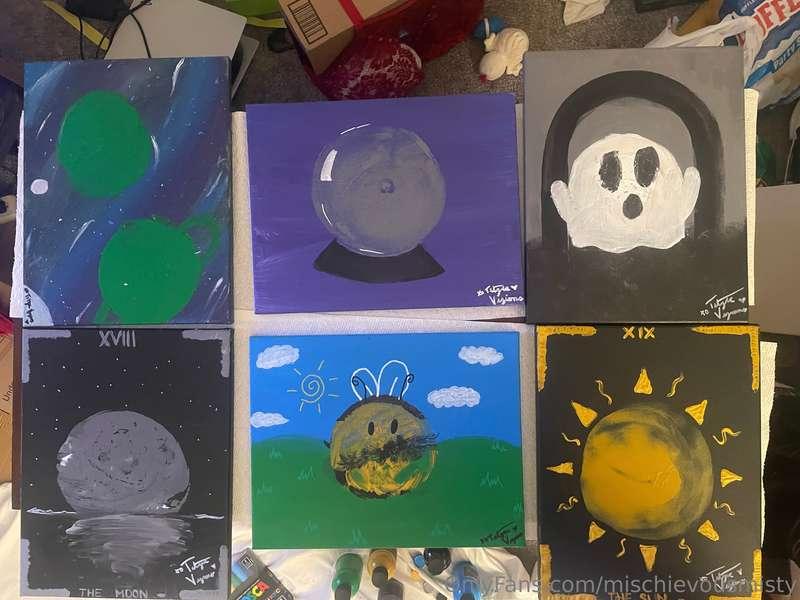 Finished up the last of the paintings 🍒✨