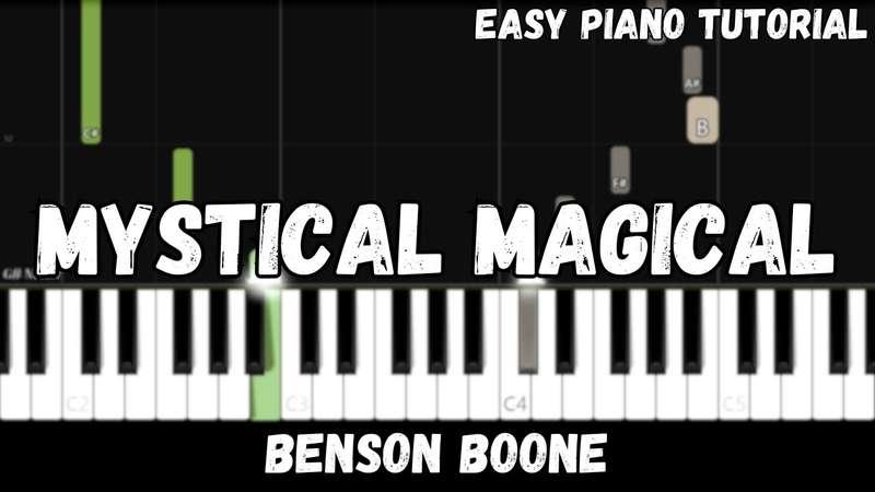 Easy MIDI - Benson Boone - Mystical Magical (Atlantic Notes Arrangement + Tempo + Colors + Key)