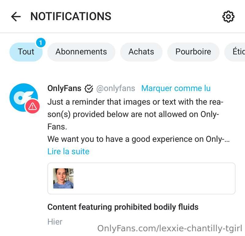 Damn, what’s allow on OF ???