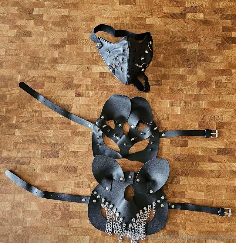 Bought some sexy masks so that we can play with new camera a..