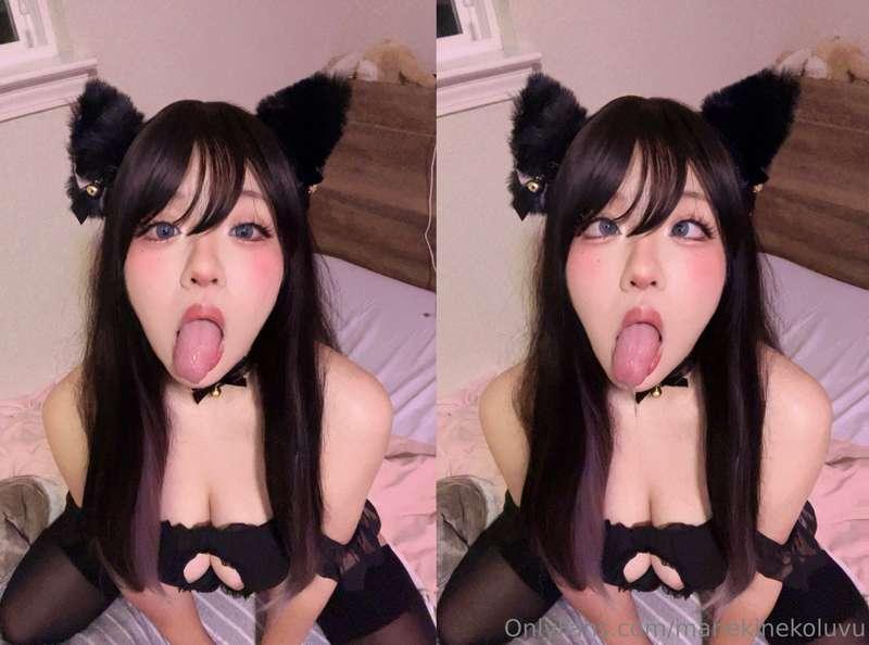 Cat girl ahegao😵‍💫🐾