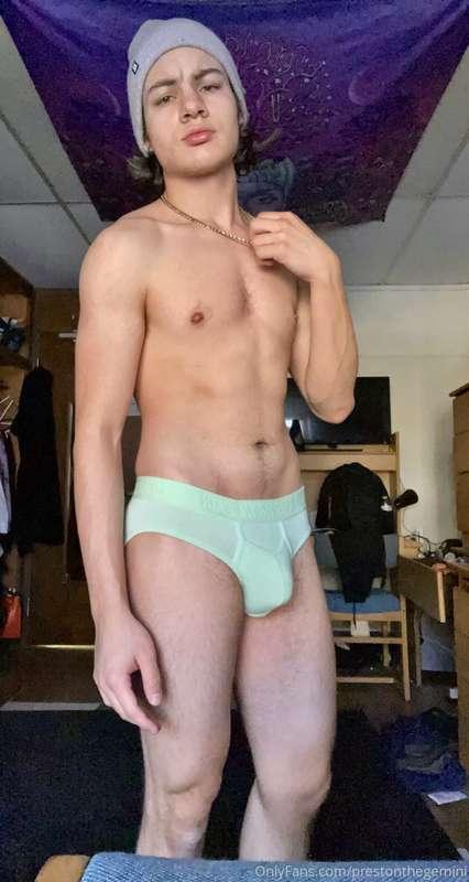 First time ever wearing briefs and I think they’ll have to s..