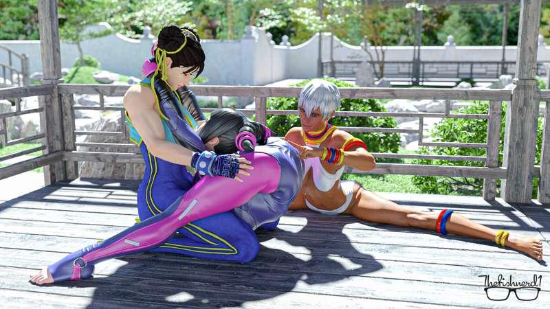 Juri Han vs Chun LI & Elena