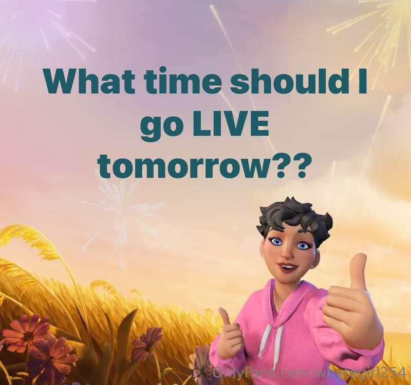 And where should I go LIVE?? In the car with some toys ?? Lm..