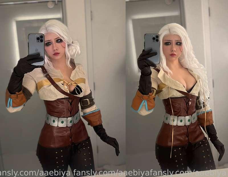 Princess Cirila set ;3 
Since the announcement of Witcher 4 I’ve been dying to cosplay her!!! So please enjoy a small lewd Ciri set in white lingerie 
I will definitely be bringing this cosplay back for yall in other cute sexy outfits 🤍