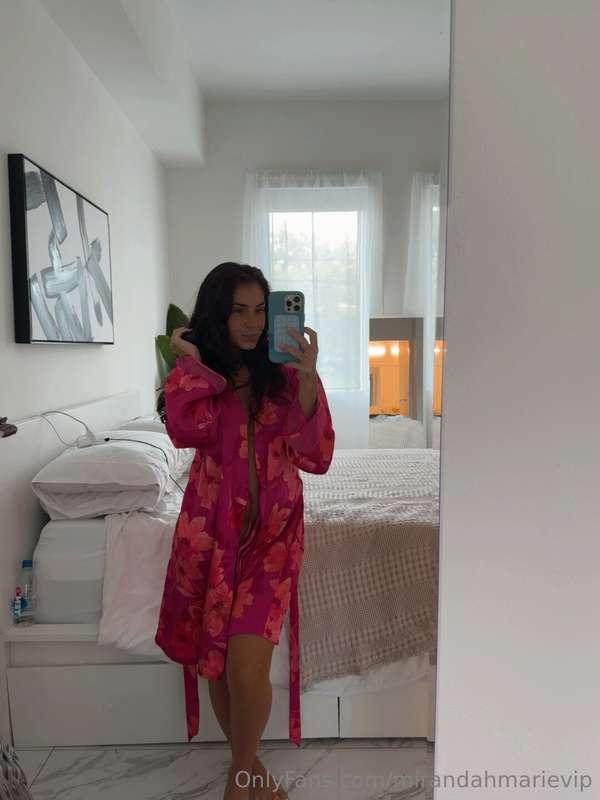 I'll show you what's under the robe if you message me 😘