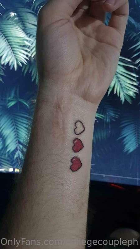 I made a tatoo!! Near to my scar. (Don't worry this scar is ..