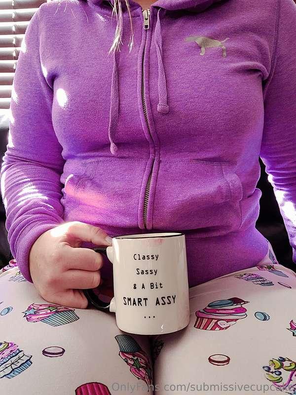 Good morning💜☕️🧁💋