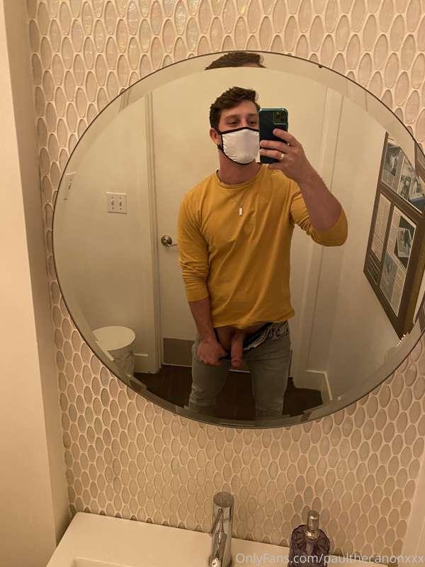 Nice bathrooms make my balls hang low
