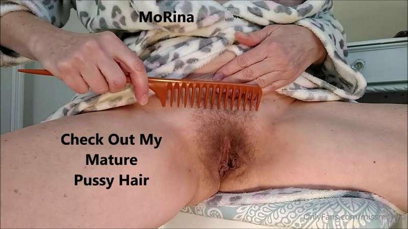 Preview of "Check Out My Mature Pussy Hair!" I chat with you..