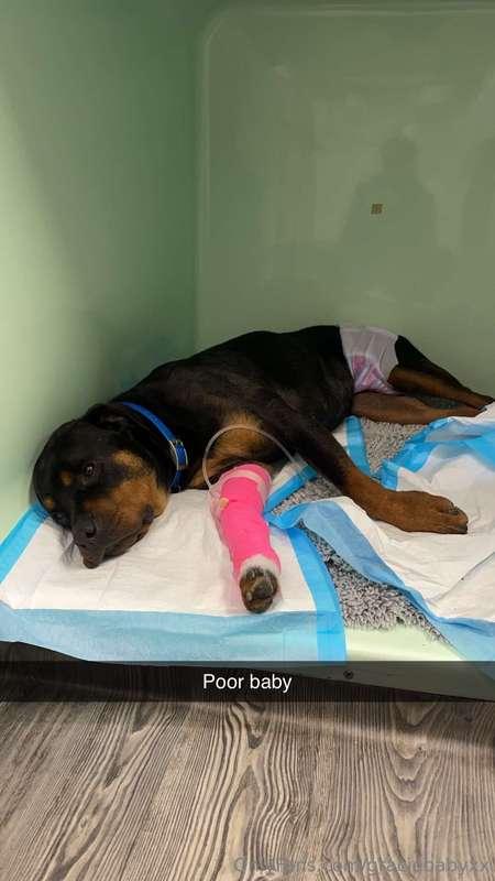 Weekend has ended up a bit rough for wee Zara… second visit ..