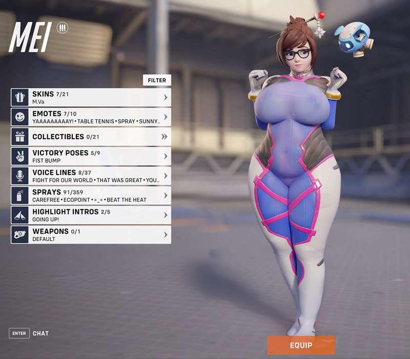 [Poster] Mei in D.va suit