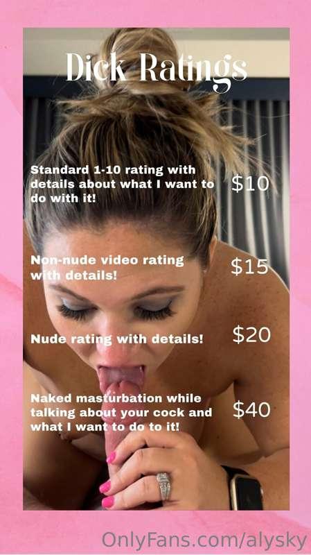 I’m always in the mood to see your hard cock and do some dic..