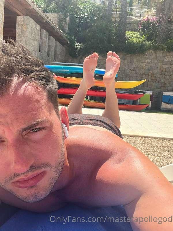 Imagine being lucky enough to sunbathe next to me on holiday..