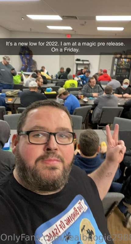 Out here doing nerd shit.
