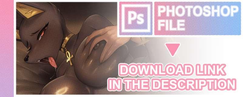 Anubis Pounding : Photoshop File