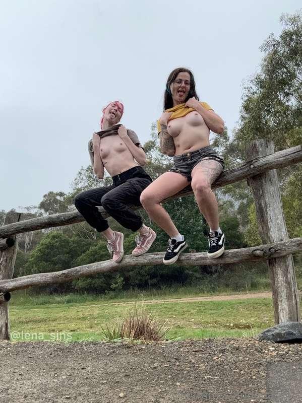 @emmafoxx420 & making memories in our private secluded backy..
