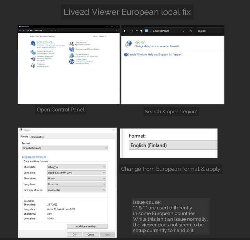 Unity Cubism Live2d viewer Fix - Europe