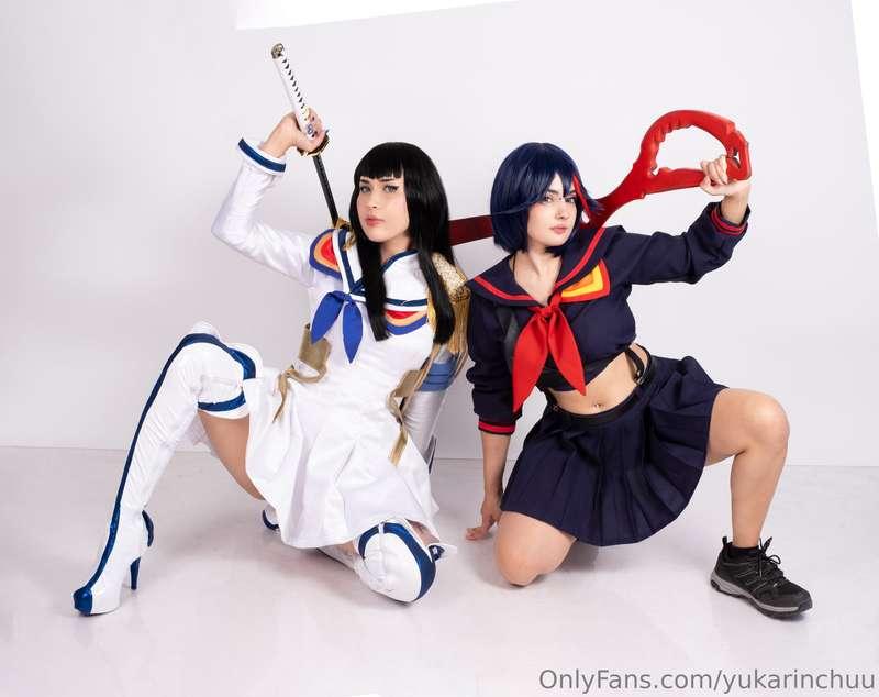 Cosplayando a las hermanas Satsuki y Ryuko con @cyborgoth <3..