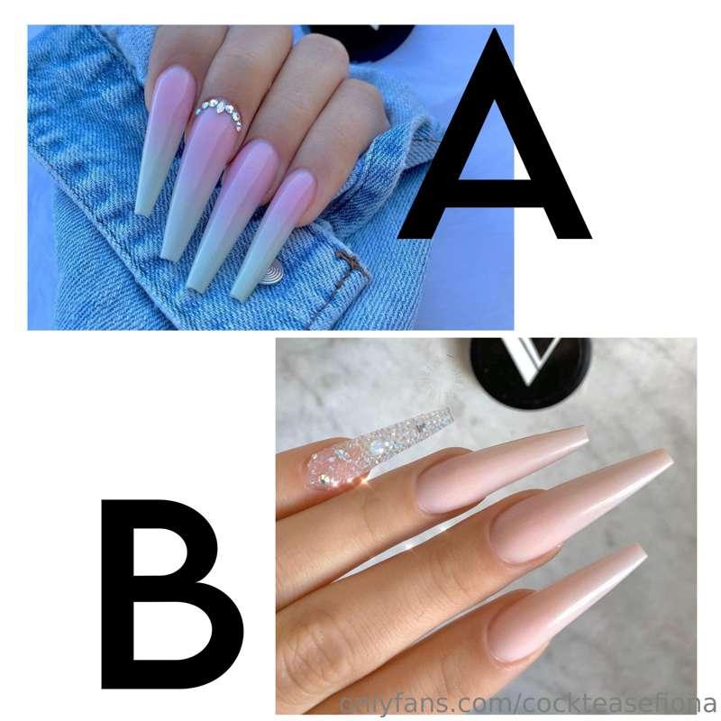 Cannot decide which nails to get for my trip!!! Going out of..