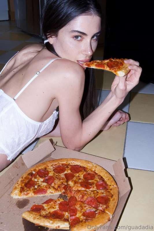 You want a pizza me? ;) get it? Hahah 🙈