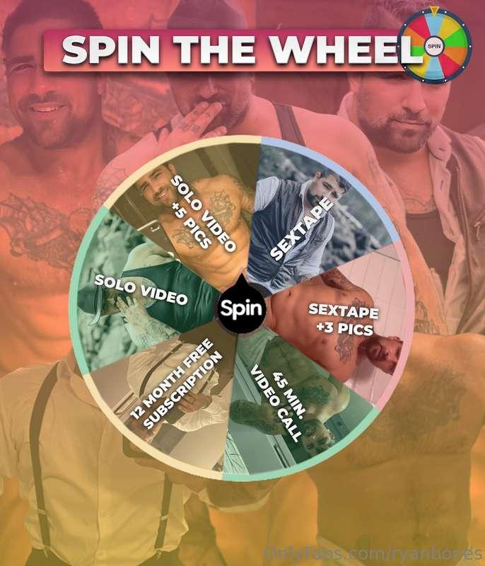 SPIN THE WHEEL You'll always come out a winner, so don't wai..