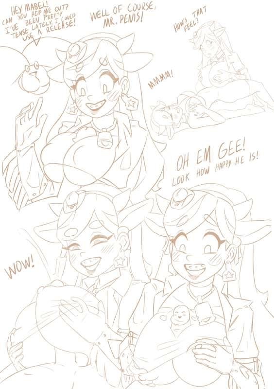 Mabel comic wip 