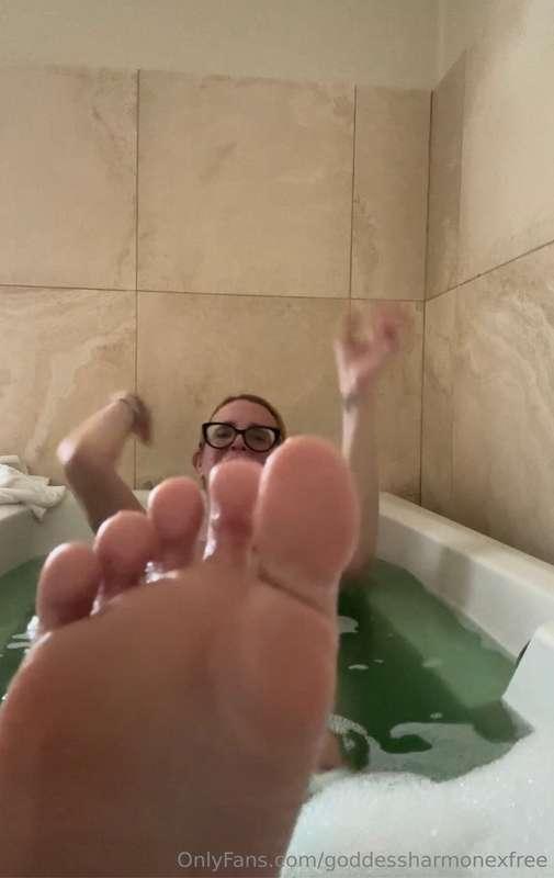 Let me show you how to run a bath for me while I soak in the..