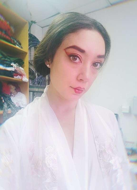 This was my attempt at an Oriental look for a recent shoot.