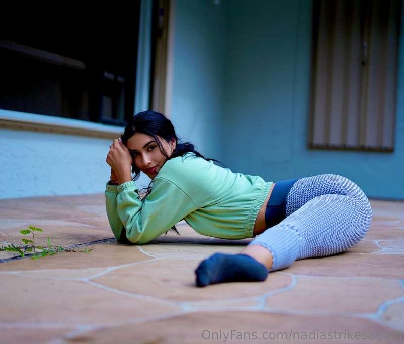 Practicing the splits is very beneficial to your balance, jo..