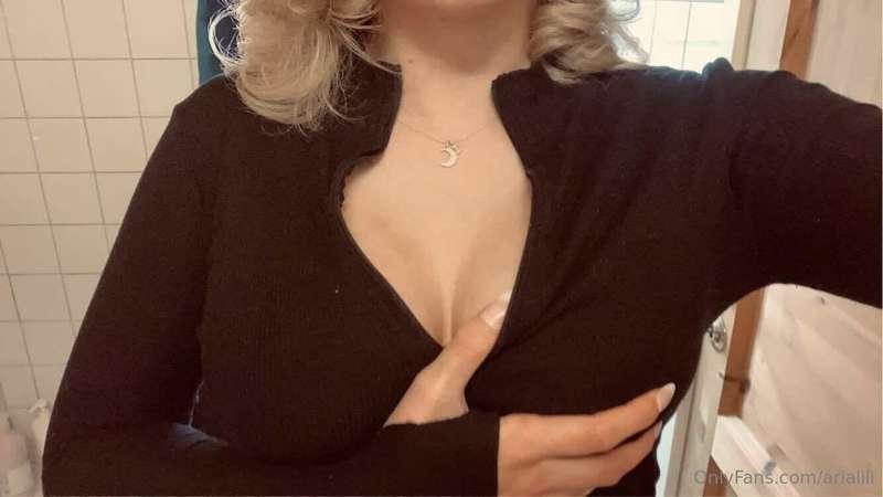 i like groping my tits when I'm bored. My built-in stress ba..