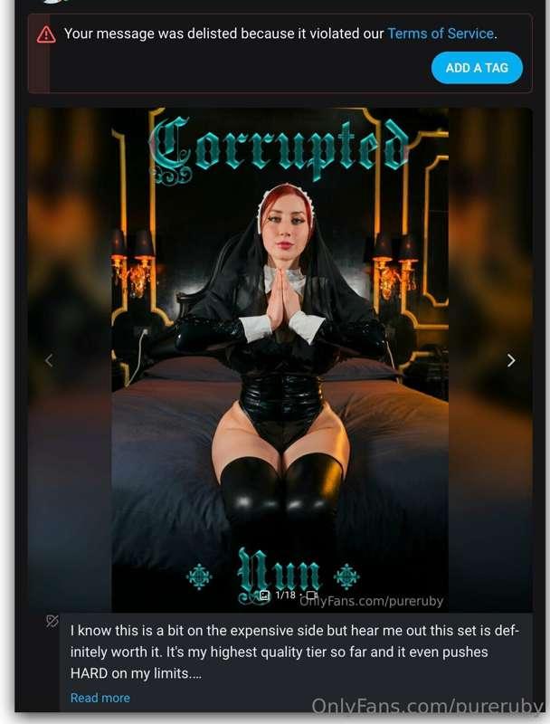 Today's release has to wait a bit. Onlyfans' bot is convince..