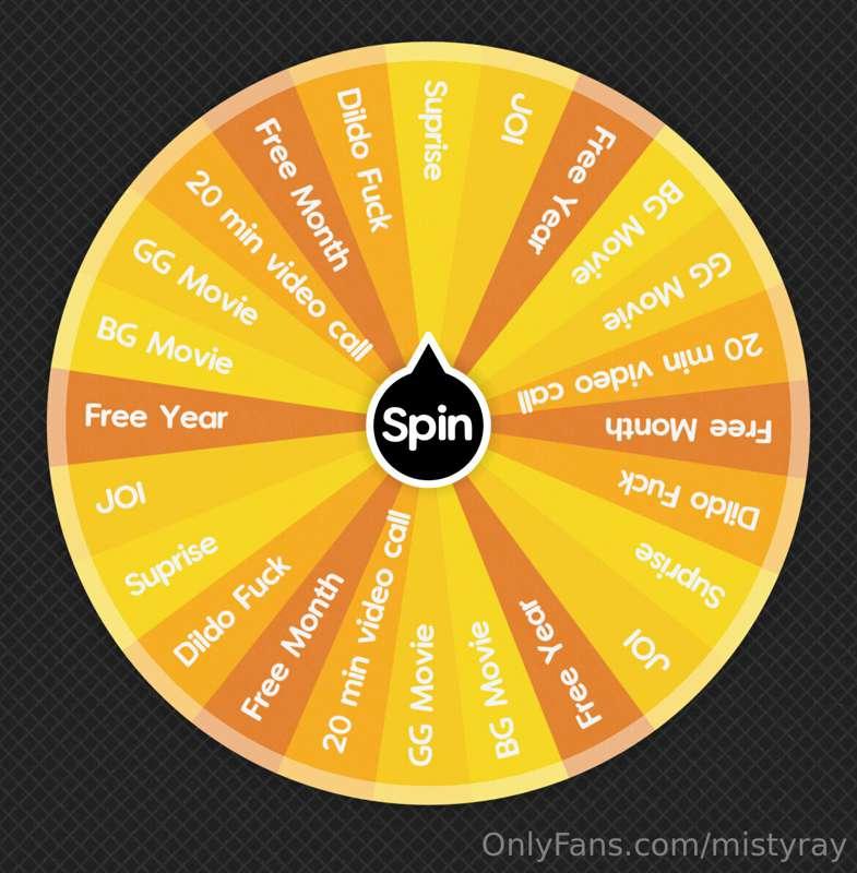 Spin the wheel ❤️💖 
Misty is here for all the luck! With ama..