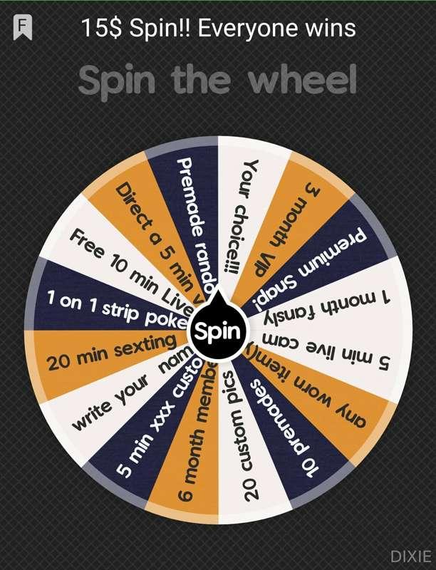 EVERY SPIN WINS😮 DONT MISS YOUR CHANCE FOR SOME 🔥🔥 XXX PACKA..