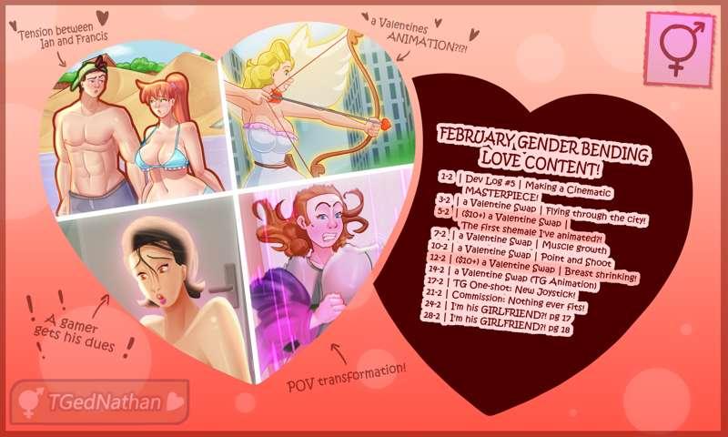 February Gender Bending LOVE Content