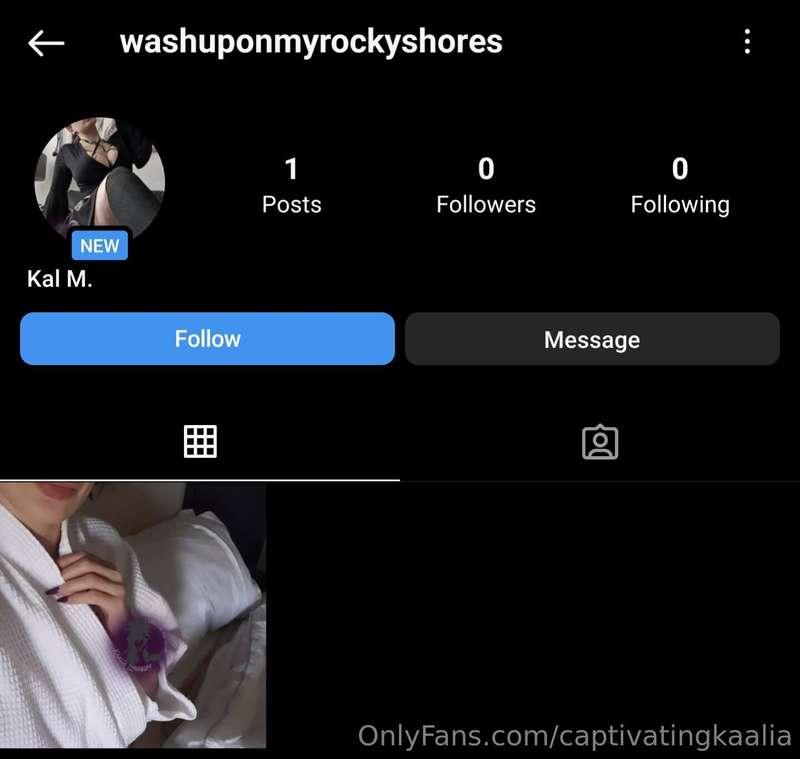 You can now follow me on Insta.