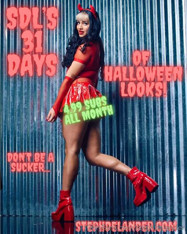 🚨 ANNOUNCING 31 DAYS OF HALLOWEEN! 🚨I will have a new sexy H..