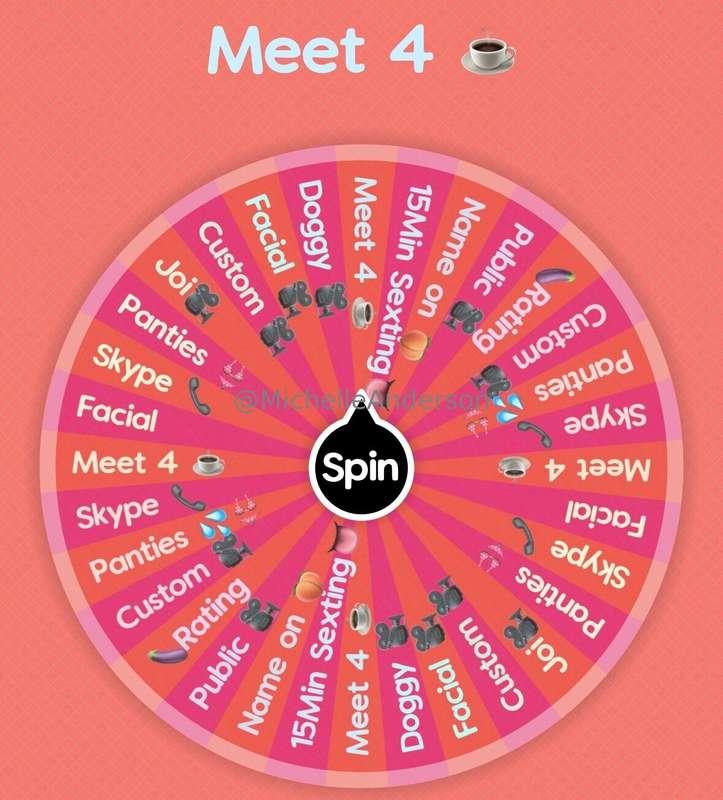Peep my new wheel 👀 $20 (1 Spin) $30 (2 Spins) $50 (4 Spins)..