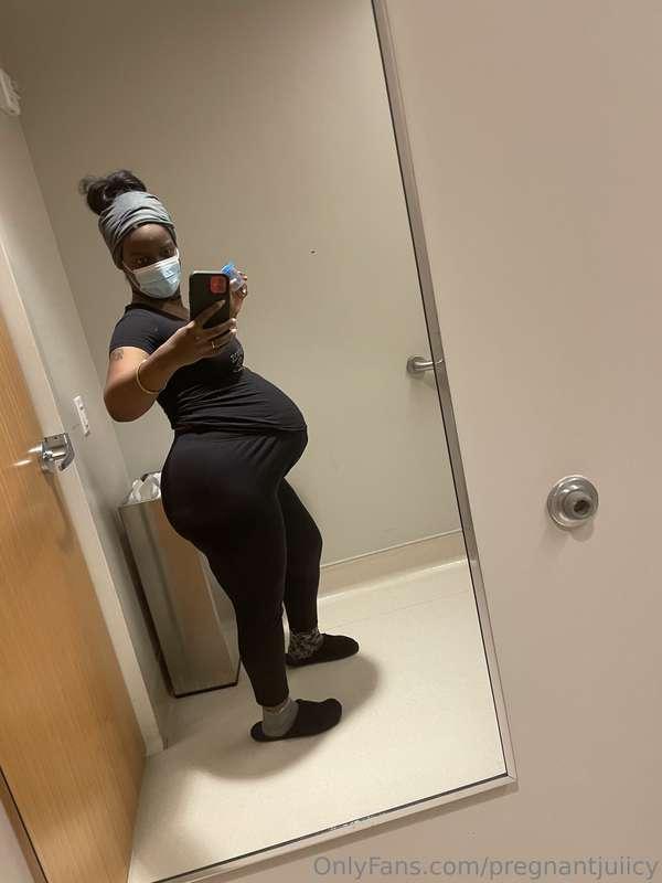 Right before delivery 